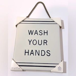 NWT! Hearth & Hand With Magnolia Stoneware Wall Sign